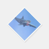 Megalodon eet een walvis servet (Hoek)