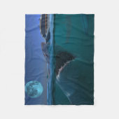 Megalodon Fleece Deken (Voorkant)