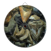 Megalodon Fossil Shark Teeth Dartboard Dartbord (Voorkant)