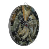 Megalodon Fossil Shark Teeth Dartboard Dartbord (Voorkant Links)