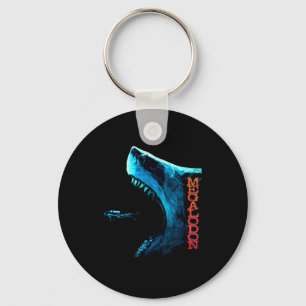 Megalodon Oerhaai Rugvin Tanden Oceaan Pr Sleutelhanger