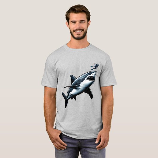 Megalodon Ontmoeting T-shirt (Voorkant volledig)