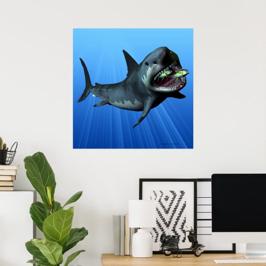 Megalodon Print (Thuiskantoor)