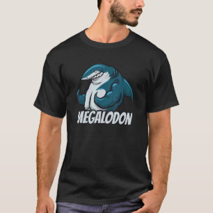 Megalodon reuzenhaai grootste soort oceaan t-shirt