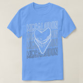 Megalodon Shark and Collectie Tooth Hunter T-shirt (Design voorkant)
