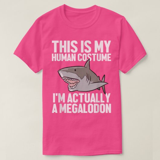 Megalodon Shark Gift Megaladon leeft me echt aan M T-shirt (Design voorkant)