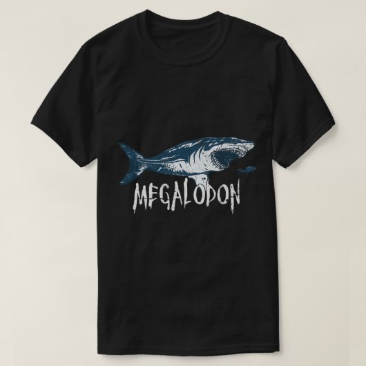 Megalodon Shark Lovers T-shirt (Design voorkant)