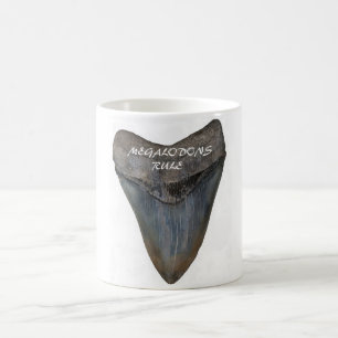 Megalodon Shark Tooth Koffiemok