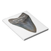 Megalodon Shark Tooth Notitieblok (Schuin)