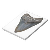 Megalodon Shark Tooth Notitieblok (Linkerzijde)