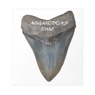 Megalodon Shark Tooth Notitieblok
