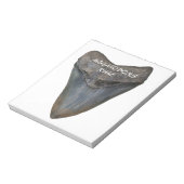 Megalodon Shark Tooth Notitieblok (Linkerzijde)
