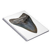 Megalodon Shark Tooth Notitieboek (Rechterzijde)