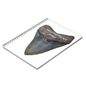 Megalodon Shark Tooth Notitieboek (Linkerzijde)