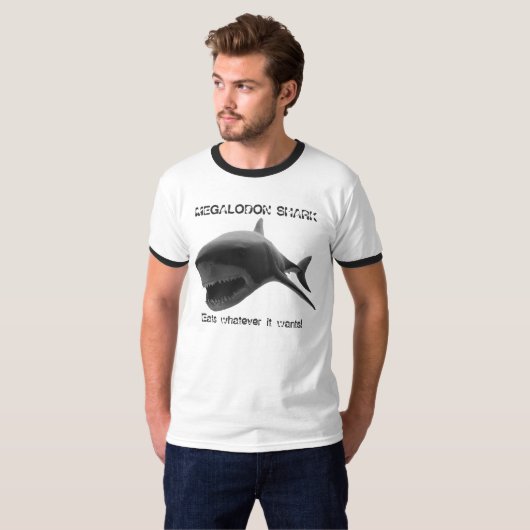 Megalodon Shirt (Voorkant volledig)