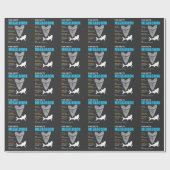 Megalodon shirt met grote gave voor liefhebbers va cadeaupapier (Vlak)