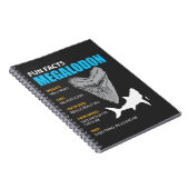 Megalodon shirt met grote gave voor liefhebbers va notitieboek (Rechterzijde)