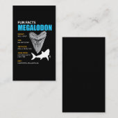 Megalodon shirt met grote gave voor liefhebbers va visitekaartje (Voorkant / Achterkant)