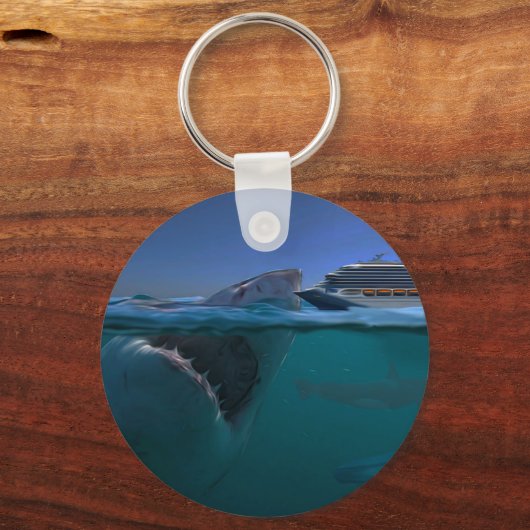 Megalodon Sleutelhanger (Voorkant)