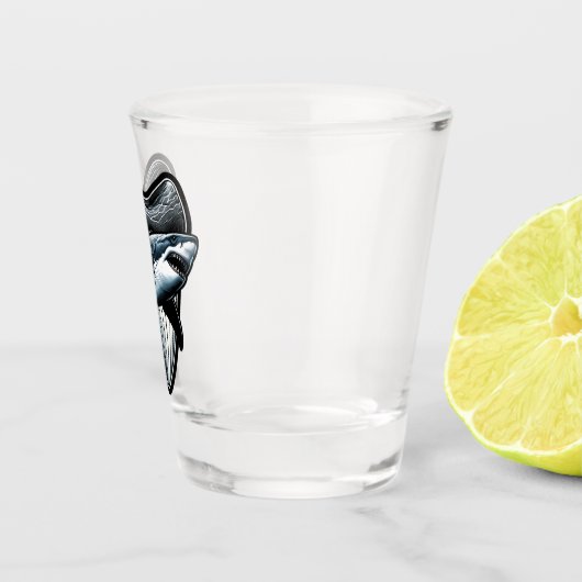 Megalodon tand shot glas (Rechts)