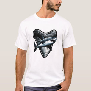Megalodon tand t-shirt