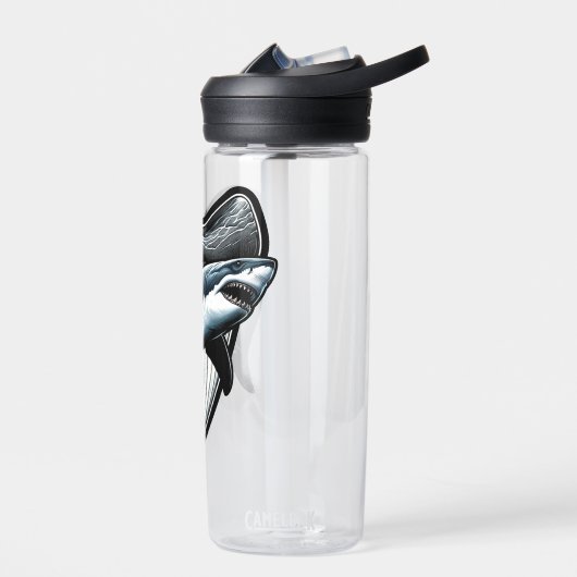 Megalodon tand waterfles (Links)