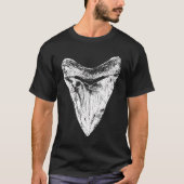 Megalodon Tooth Shark Lover Gift Meg Sharks Fossil T-shirt (Voorkant)
