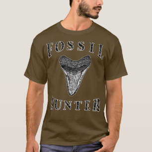 Megalodon Tooth Sharks Tooth Fossil Hunter Paleont T-shirt