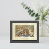 Megalosaurus VS Iguanodon Briefkaart (Staand voorkant)