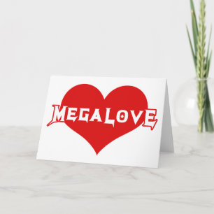 Megalove Metal Valentijnsdag Feestdagen Kaart