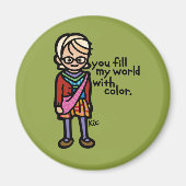 Megamagneet. Magneet (Voorkant)