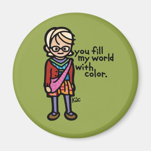 Megamagneet. Magneet (Voorkant)