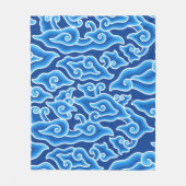 Megamendung batik pattern megamendung fleece deken (Voorkant)