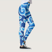 Megamendung-Batik-Pattern-| Zazzle_Growshop. Leggings (Rechts)
