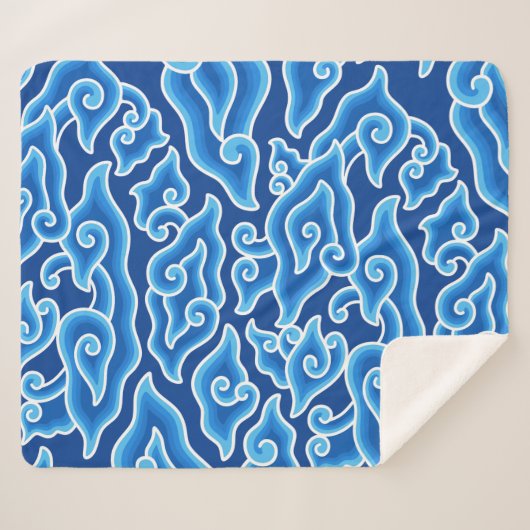 megamenung batik model meghierachter sherpa deken (Voorkant (horizontaal))