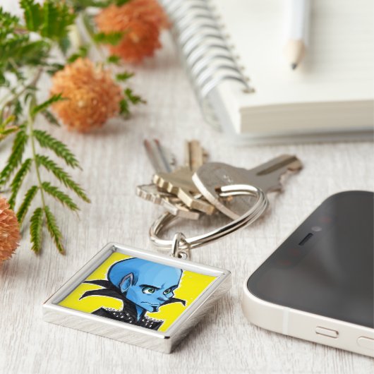 Megamind Sleutelhanger (Zijkant)