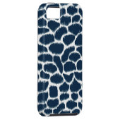 Megan Adams Animal Print Ikat Navy Case-Mate iPhone Case (Back/Rechts)