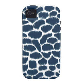 Megan Adams Animal Print Ikat Navy Case-Mate iPhone Case
