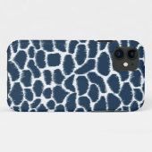 Megan Adams Animal Print Ikat Navy Case-Mate iPhone Case (Achterkant (horizontaal))