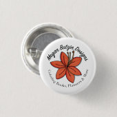Megan Butzin Design Pin Ronde Button 3,2 Cm (Voorkant /achterkant)