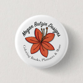 Megan Butzin Design Pin Ronde Button 3,2 Cm