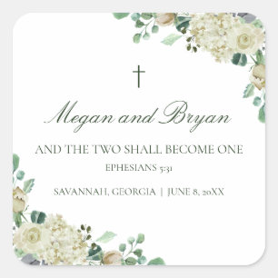 Megan Elegant Christelijk Wedding Envelope zegels