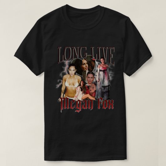 Megan Fox Bootleg Design T-shirt (Design voorkant)