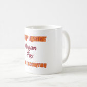 Megan Fox - Stap naast, inkomende ventilator Koffiemok (Voorkant rechts)