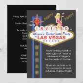 Megan_Girls Night Out Bachelorette Uitnodiging (Voorkant / Achterkant)