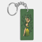 Megan Green Belly Dancer Sleutelhanger (Voorkant Links)