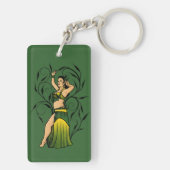 Megan Green Belly Dancer Sleutelhanger (achterkant)