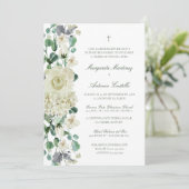 Megan Invitacion de Boda Cristiana Wedding Kaart (Staand voorkant)