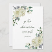 Megan Invitacion de Boda Cristiana Wedding Kaart (Achterkant)