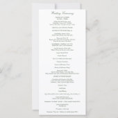 Megan Katholieke Weddenschap Programma met Massa (Achterkant)